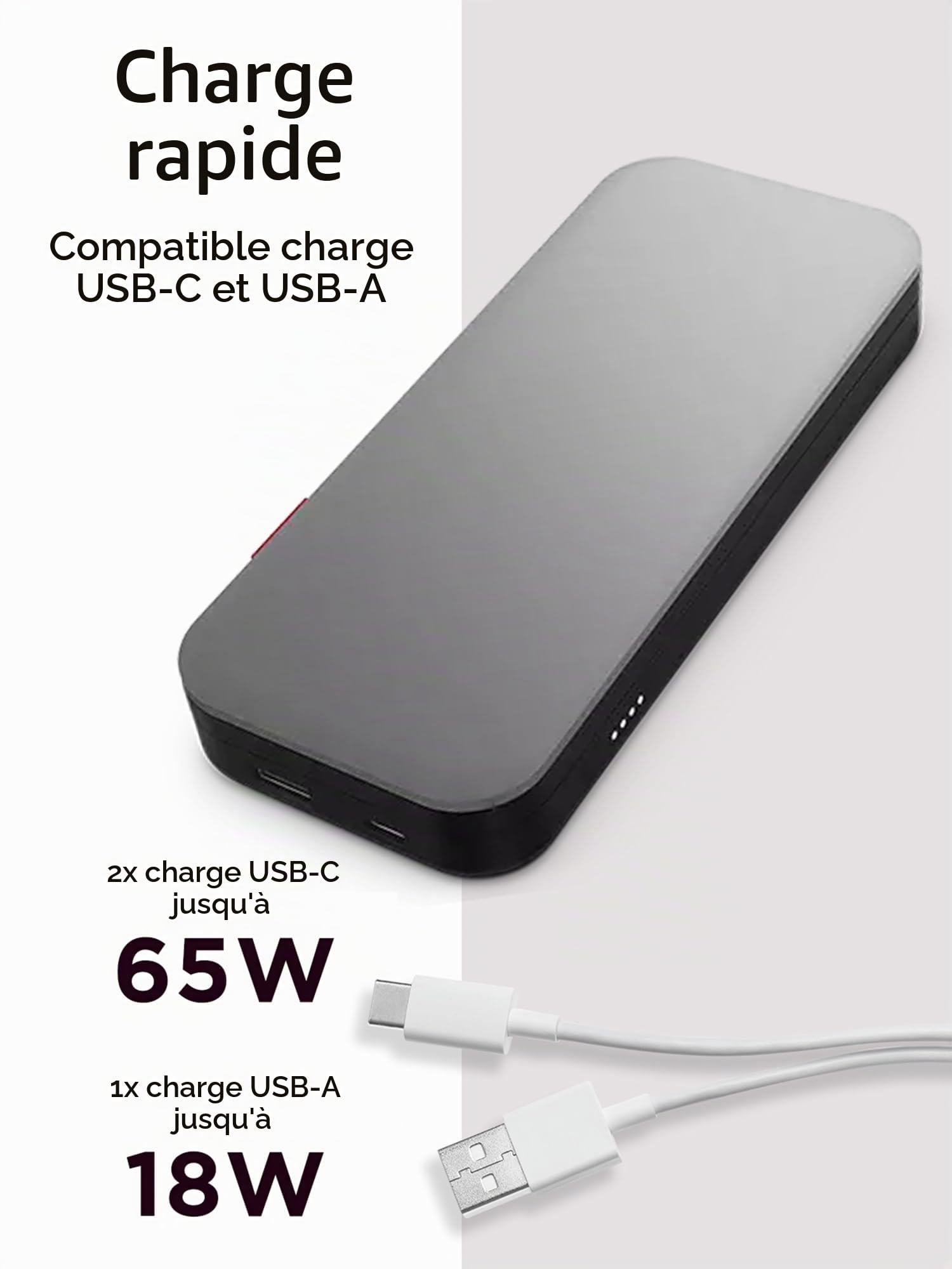 Lenovo Go [Power Bank] USB-C External Laptop Battery 20000mAh