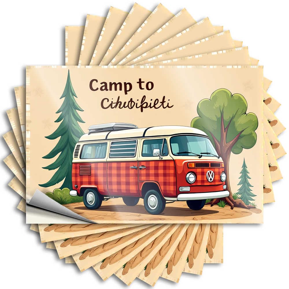 Journey to Cihuatlant: A Van Life Adventure Funny Garden Decor Motivational - Saying Hat Waterproof Decal(12X18CM)