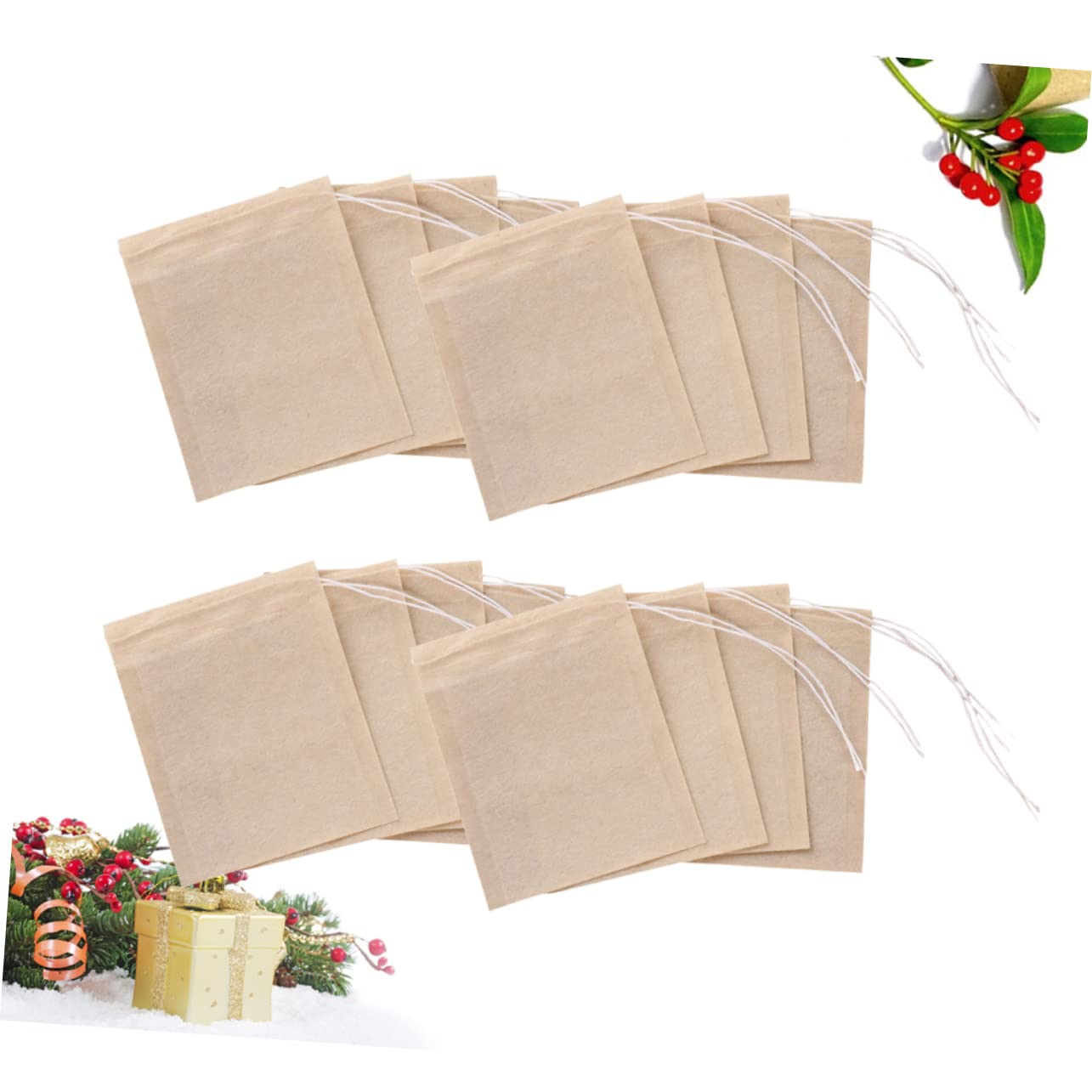 PRETYZOOM 900piezas Bolsas De Té Desechables Cordón Para Infusiones De Café Especias y Hierbas Material Seguro y Ligero Para Uso Diario