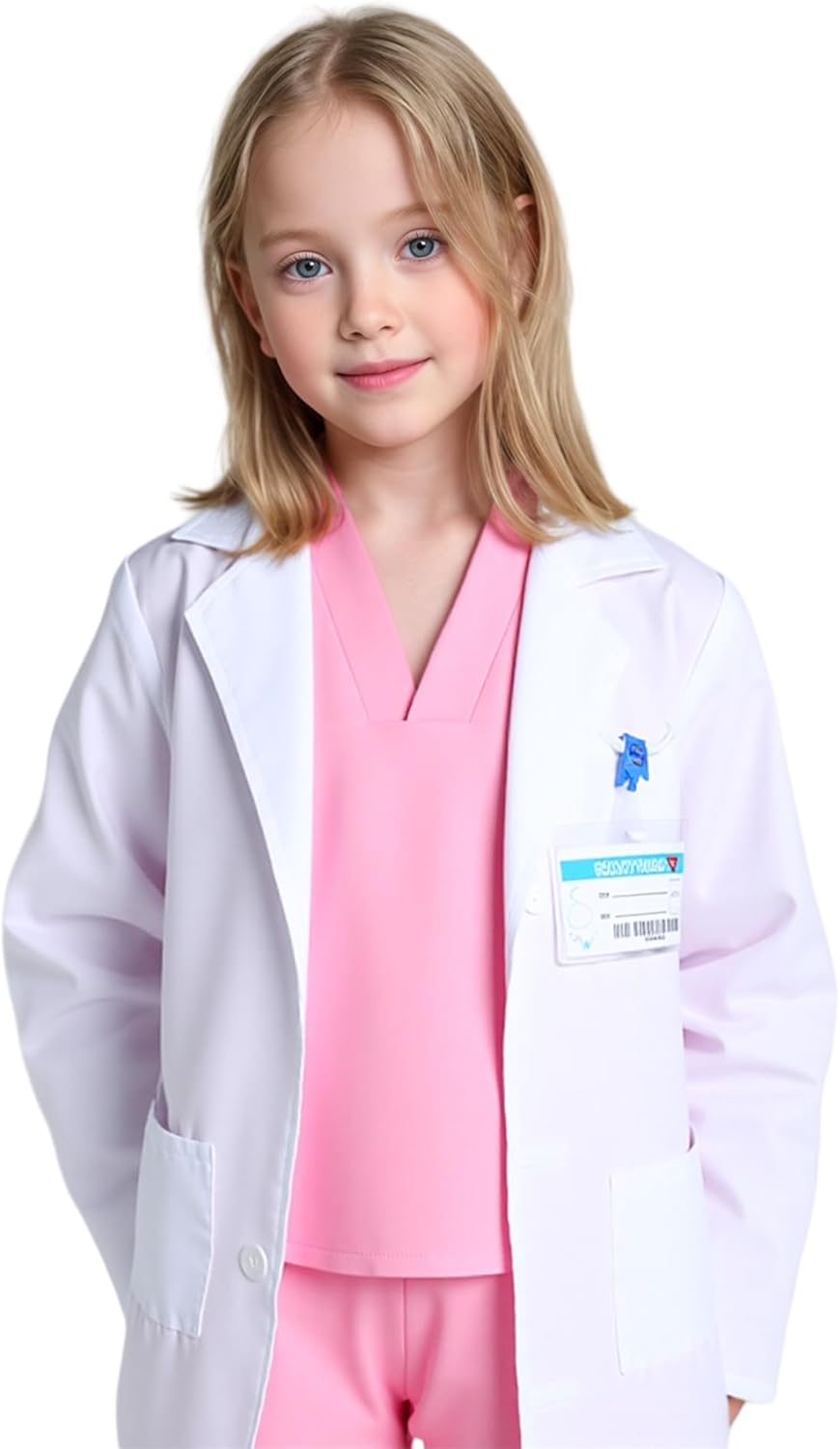 GZ-LAOPAITOU Doctor Costume for Kids Halloween Doctor Dress Up Birthday Cosplay Career Day Role Play Outfit - Image 3