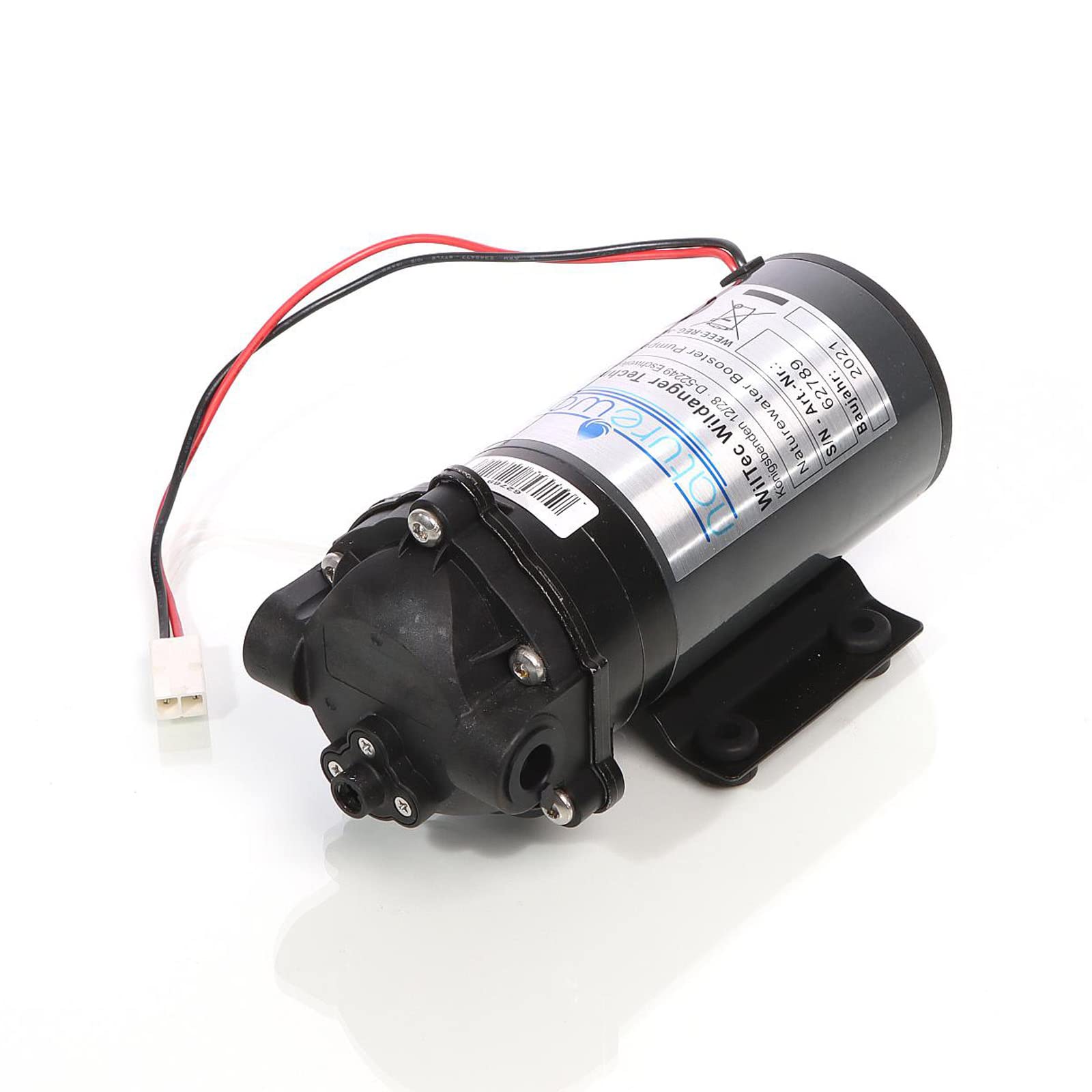 Wiltec Pompa booster 100 GPD (350l/giorno) 35W Pompa di spinta per sistemi a osmosi inversa