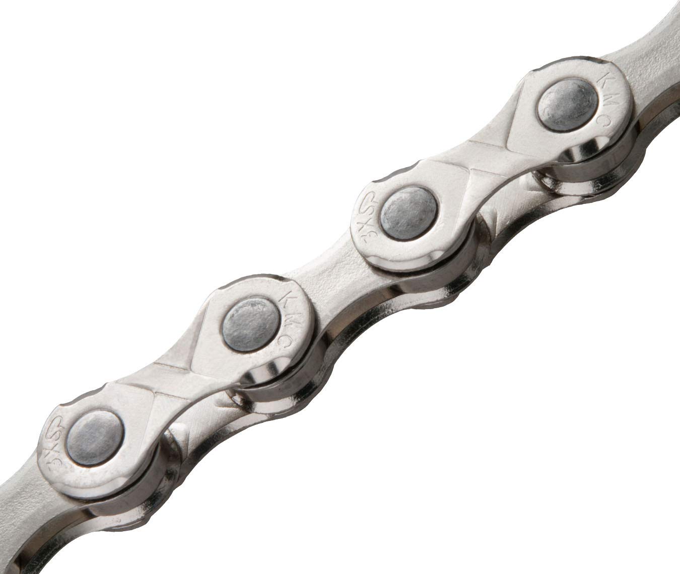 Fahrrad Kette, KMC Fahrradkette, e11 Silver, 1/2" x 11/128", 122 Glieder, 11-fach, silber