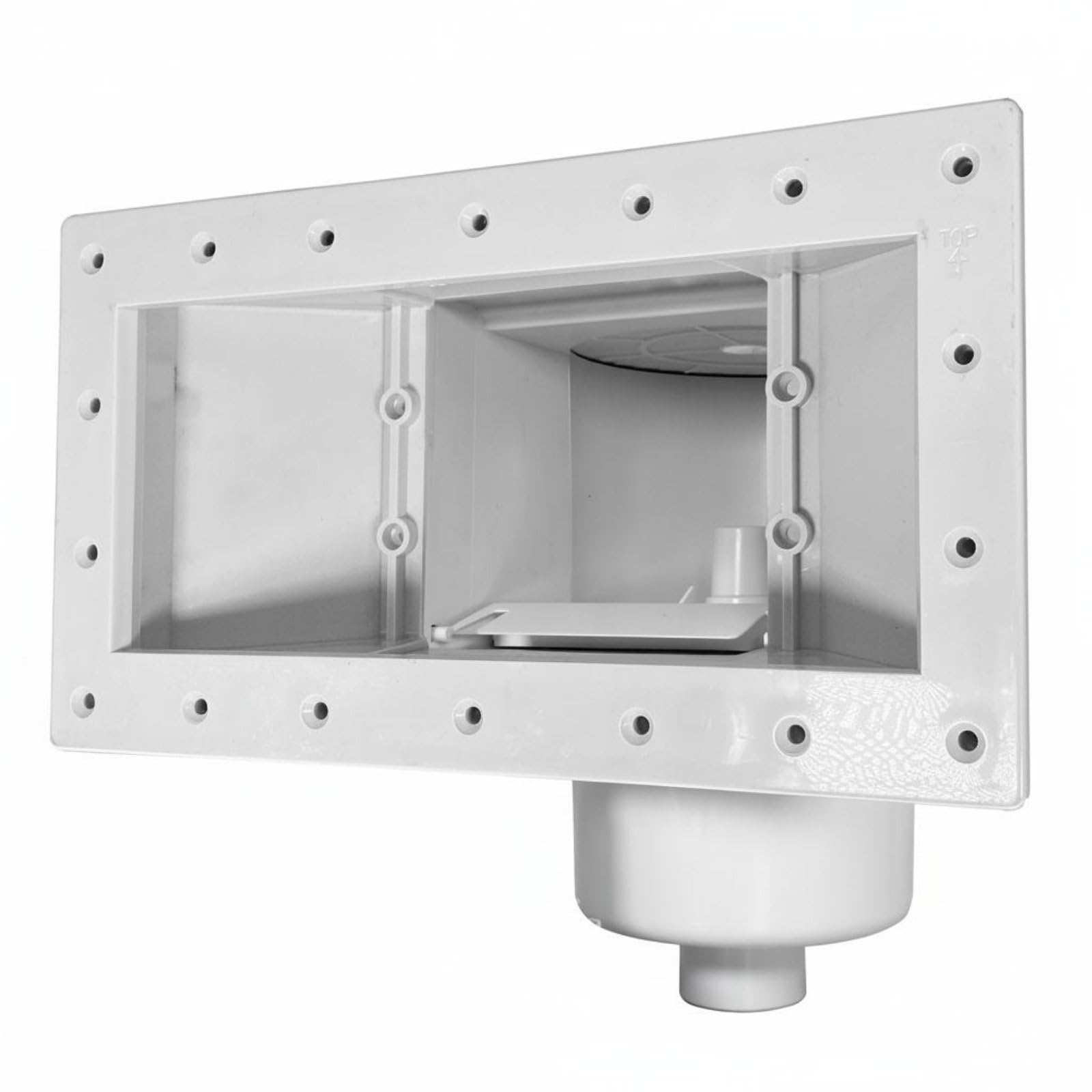 Skimmer de Piscina Recogedor de Residuos Filtro Aspirador Flotante Canasta Profunda para Mantenimiento Sencillo Adecuado para Uso en Piscinas Familiares y Comerciales, A9002bx