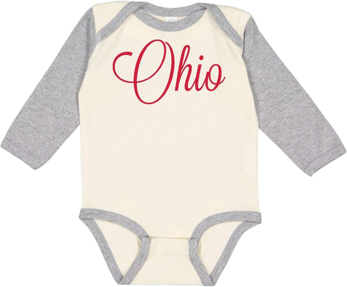 inktastic Ohio Long Sleeve Creeper