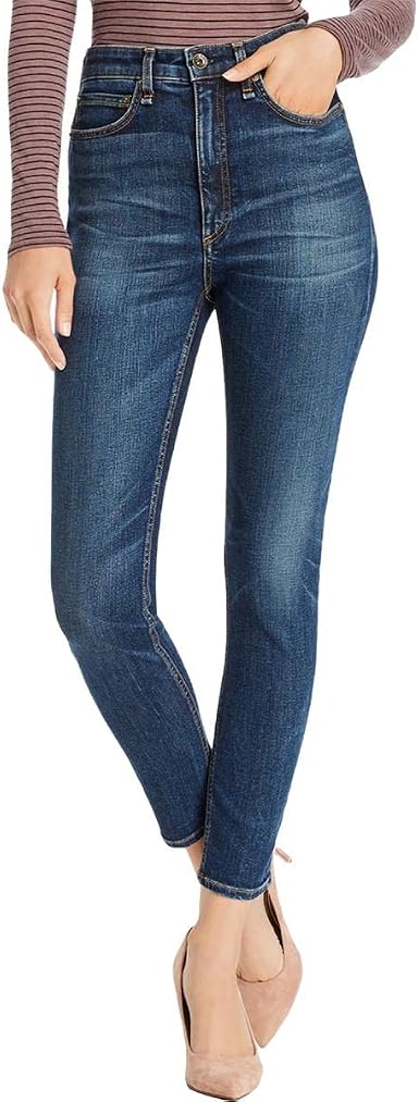 High Rise Ankle Skinny Jeans at Amazon 