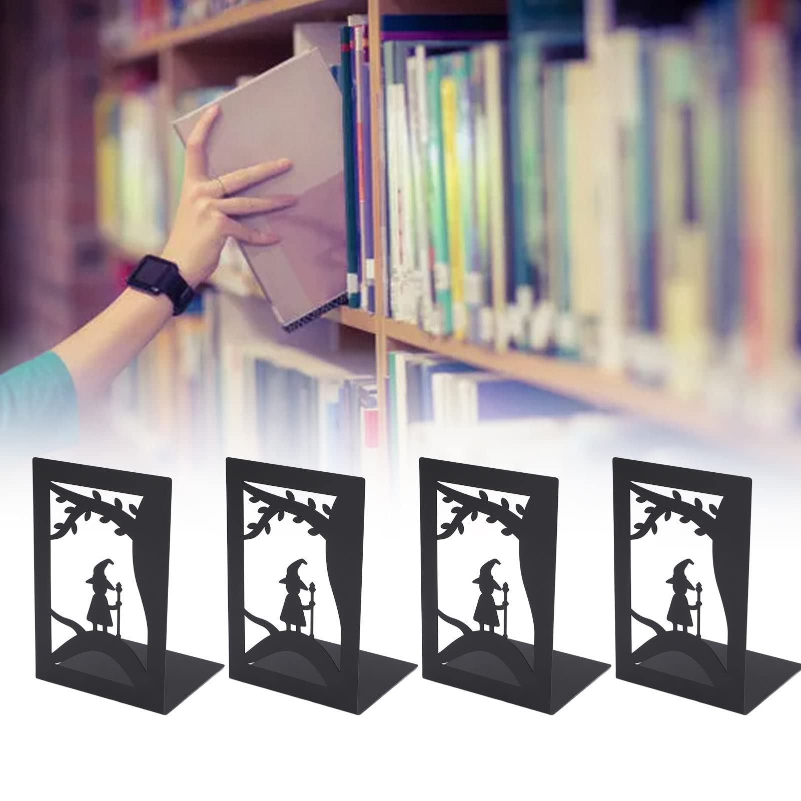Boekensteun Boekensteunen Voor Planken, Boekensteunen Voor Zware Boeken, Boekenplankhouder, Decoratieve Boekensteunen voor Boeken