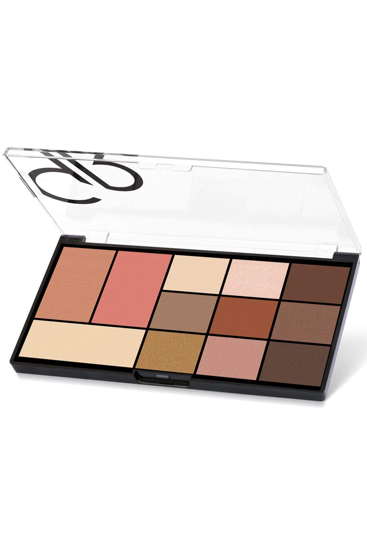 Golden Rose City Style Face & Eye Palette No: 01 Warm Nude - Allık, Bronzer, Aydınlatıcı ve 9'lu Far Paleti (2 paketi)