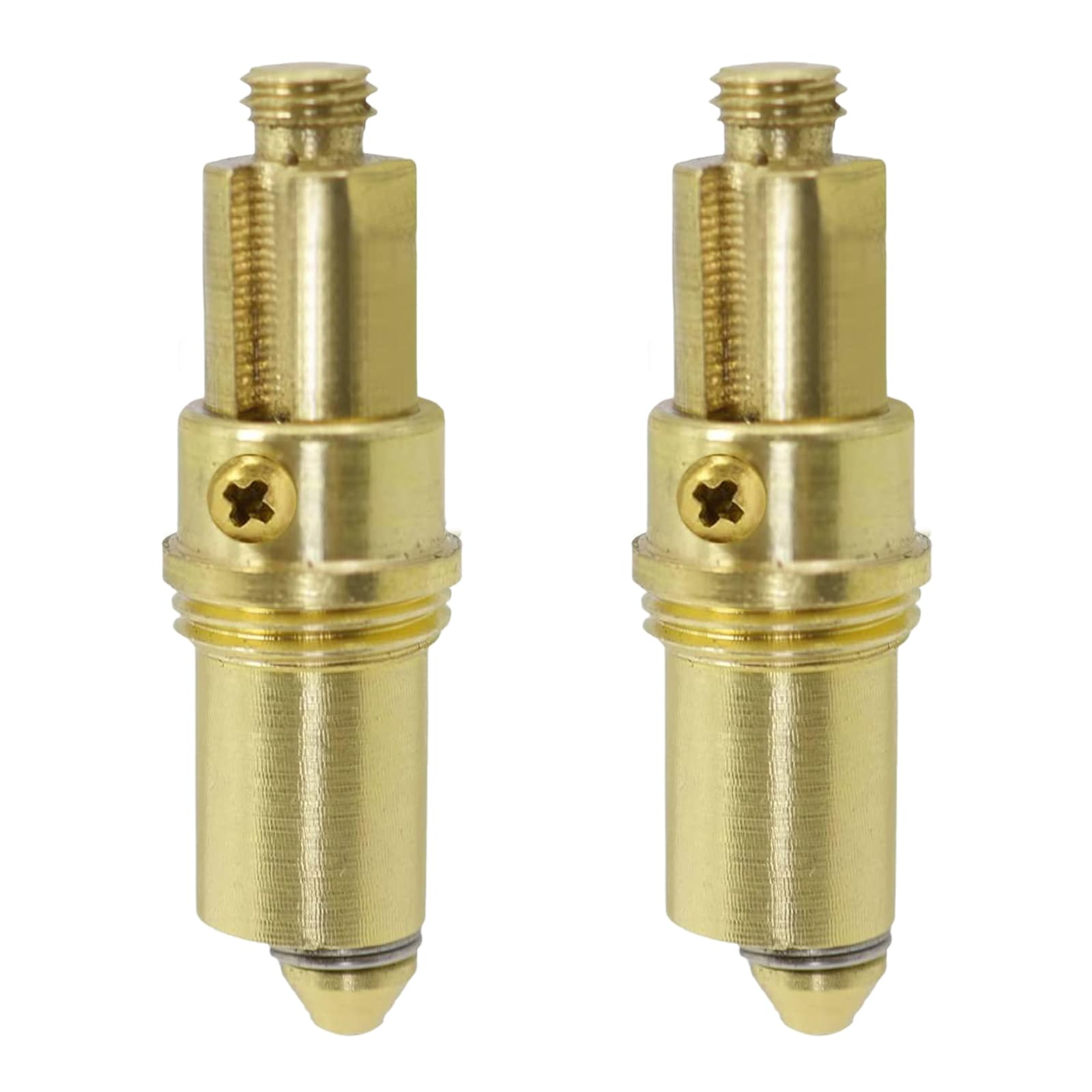 JINXM 2pcs Basin Pop Up Clack Slotted Plug Bolt Assembly Basin Pop Up Click Clack Plug Bolt Replacement Assembly Screw for Most Sink Bath Tub Basin Drain Stopper