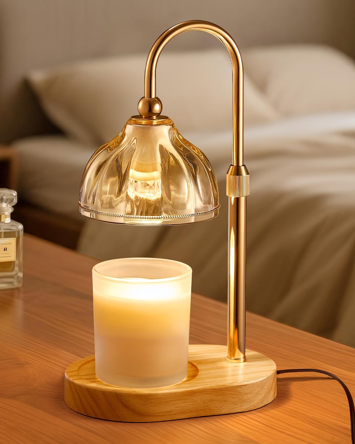 Candle Warmer Lamp, Wax Melt Warmer With Timer Dimmer