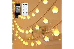 Light up your walls with our 116ft Globe String Lights for tapestry wall hanging