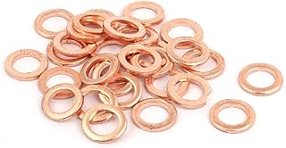 New Lon0167 30pcs 5mmx8mmx1mm Featured Copper Flat Ring Reliable Efficacy Sealing Crush Washer Gasket(id:d34 aa d8 70d)