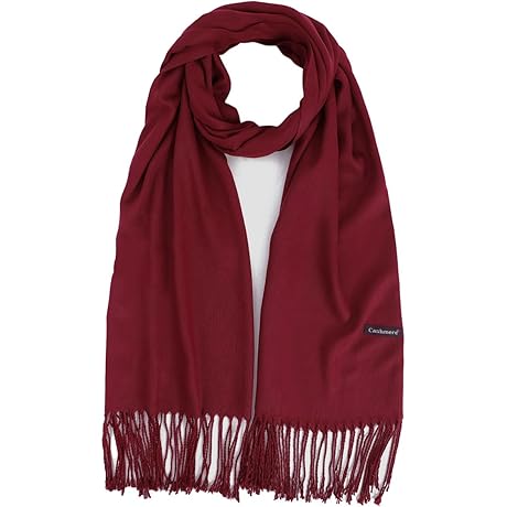 Wine Women's Pashmina Shawls for Weddings