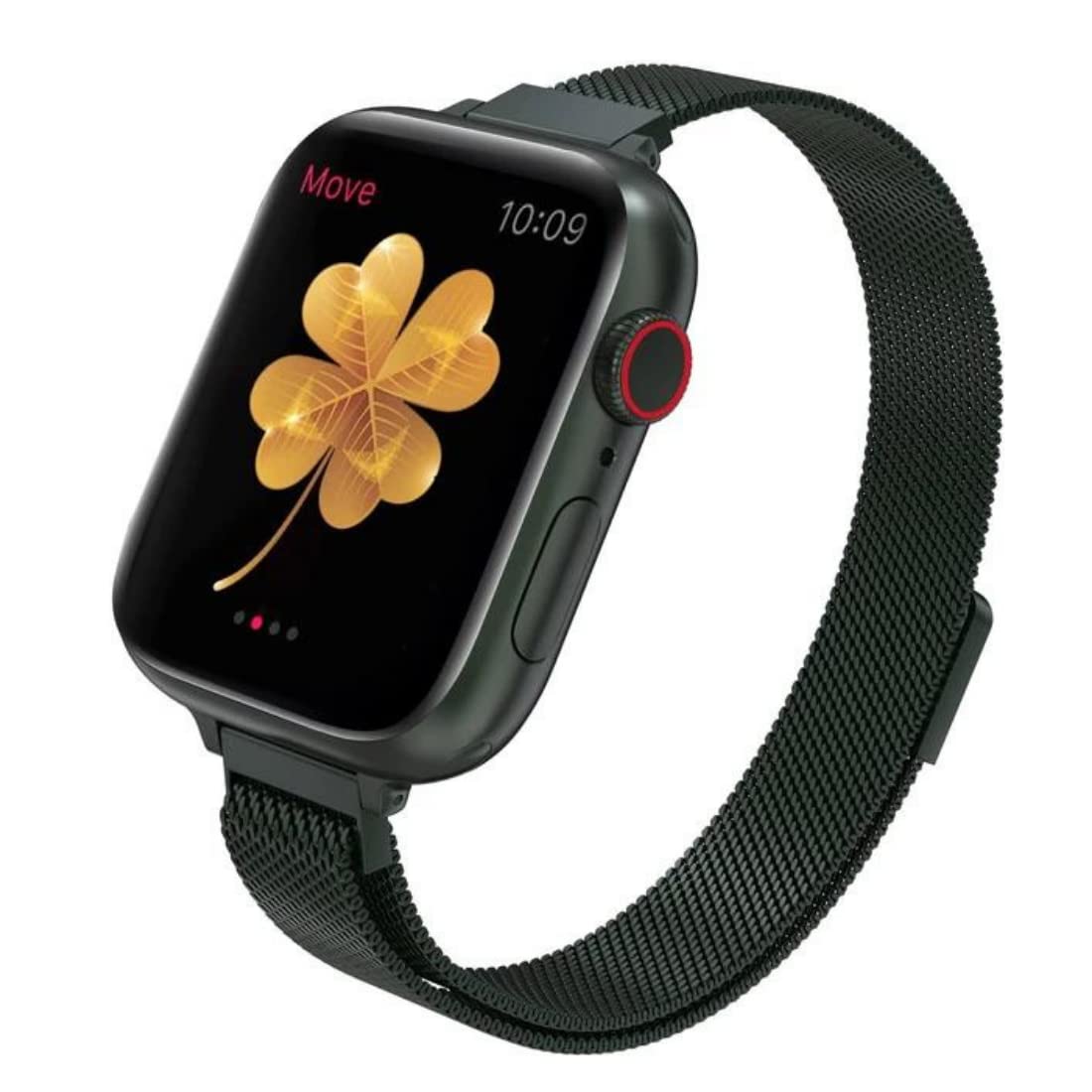 Grippie Slim Magnetic Metal Band Compatible with iOS Watch 41MM Milanese Loop Thin Narrow Stainless Steel Mesh Adjustable Strap Wristband for iWatch Series SE 6 5 4 3 2 1 (Black) (B0B1DXQPHS) Amazon Price History, Amazon Price Tracker