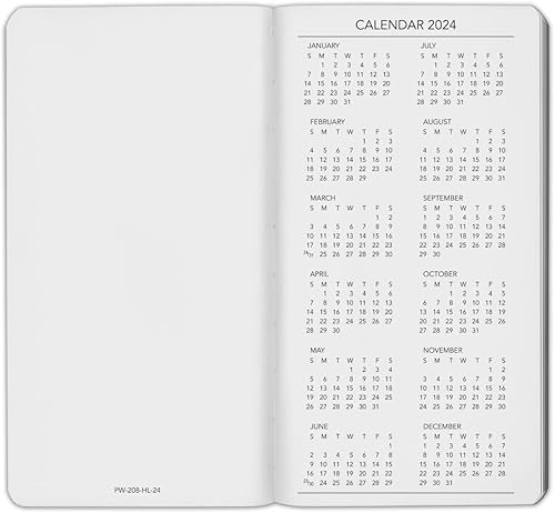 Miniatura 3 de Harbor Agenda semanal de bolsillo 2024 - Leida Navy - 6x3.25 pulgadas