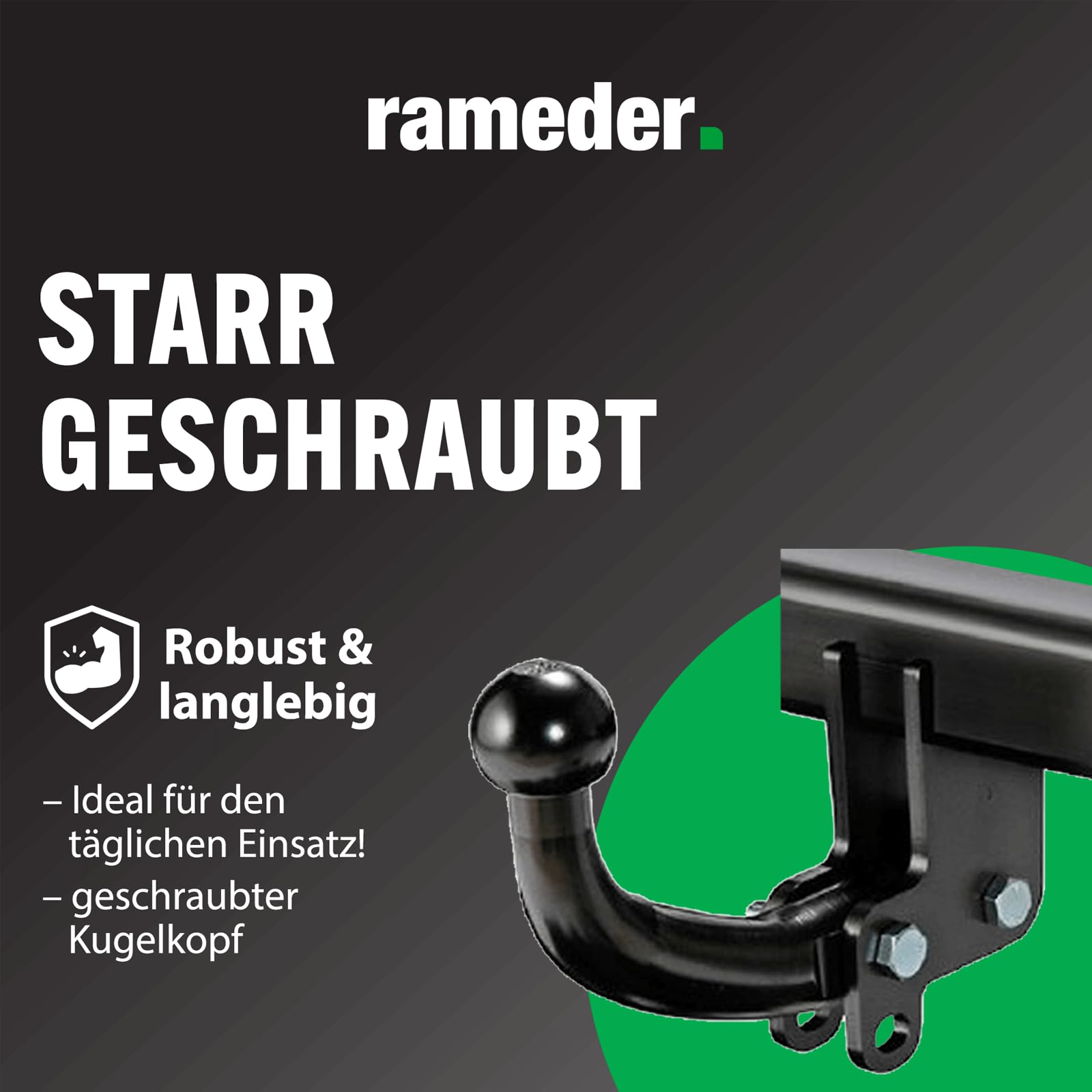 Anhängerkupplung starr Oris passend für VW Caddy California V Camper Typ SBB/SBJ Baujahr: 2020-jetzt inkl. 13 poligem spezifischen CAN-Bus Elektrosatz | rameder. Komplettsatz - ASP