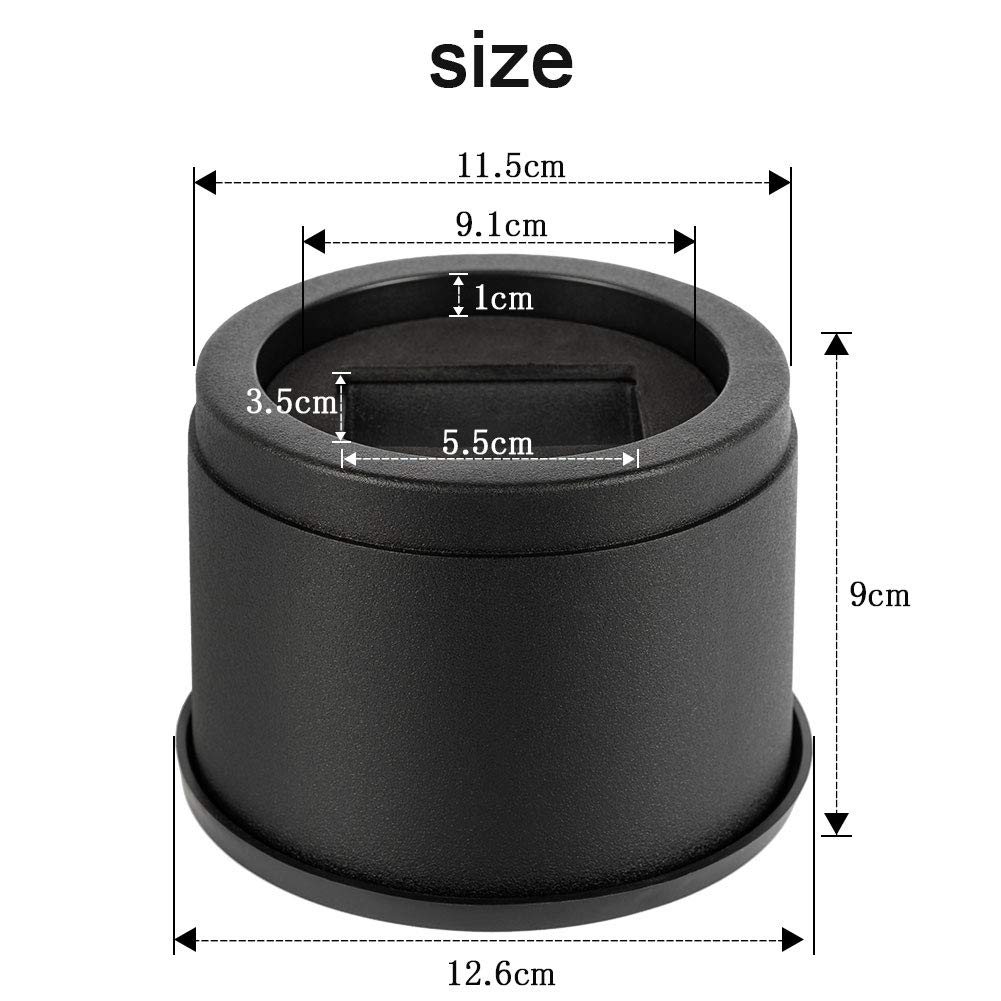 Uping Rialzi per Letto Rialzi per Mobili Alzare Letto Aggiungi Altezze Regolabili di 8 CM o 15,5 CM (Nero)