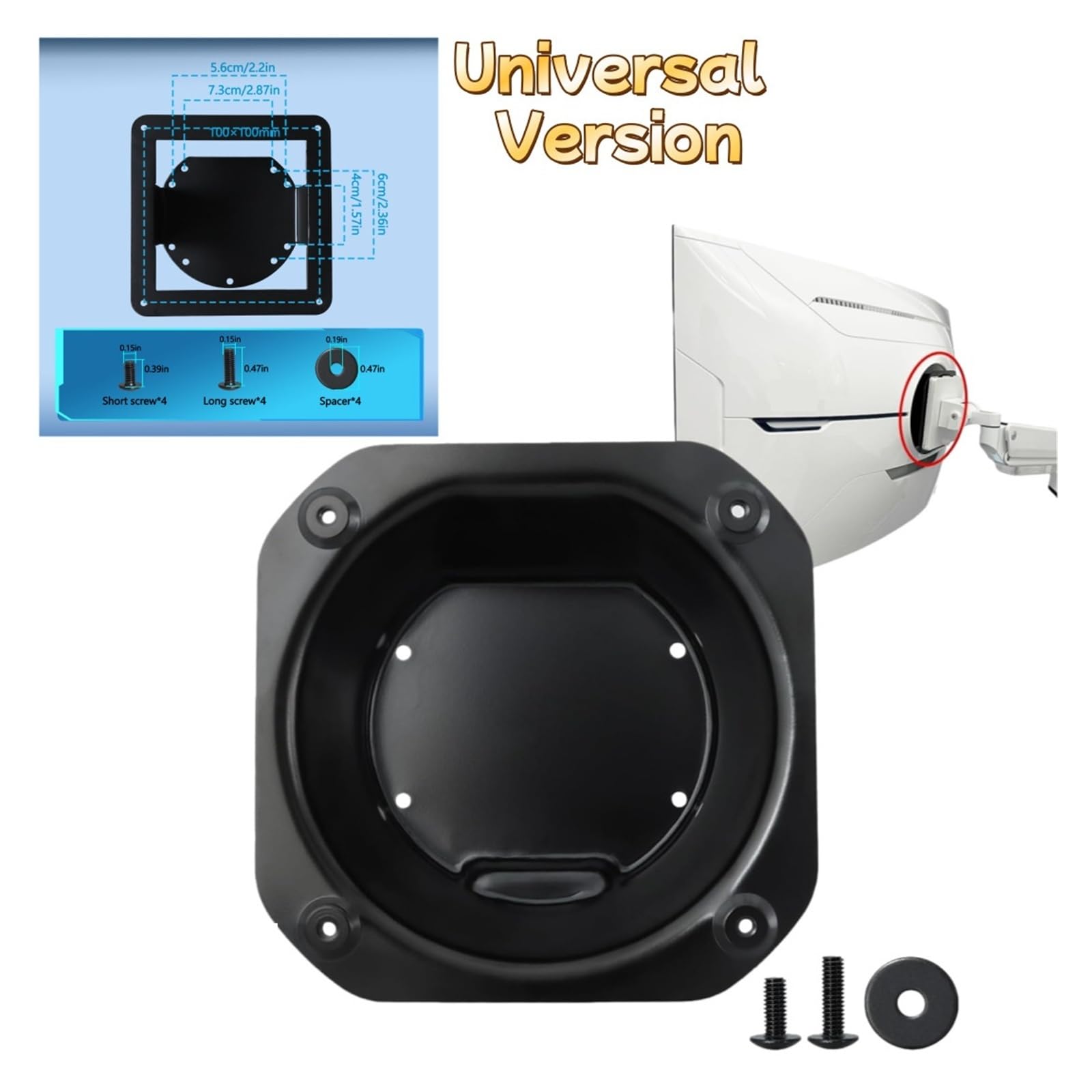 Adaptador VESA G85NB De 32", Compatible con Samsung for Monitor Odyssey S32BG854NC S32BG850NP S32BG850NC S32BG852NN S32BG852NE Modificar Placas De Conversión(B)