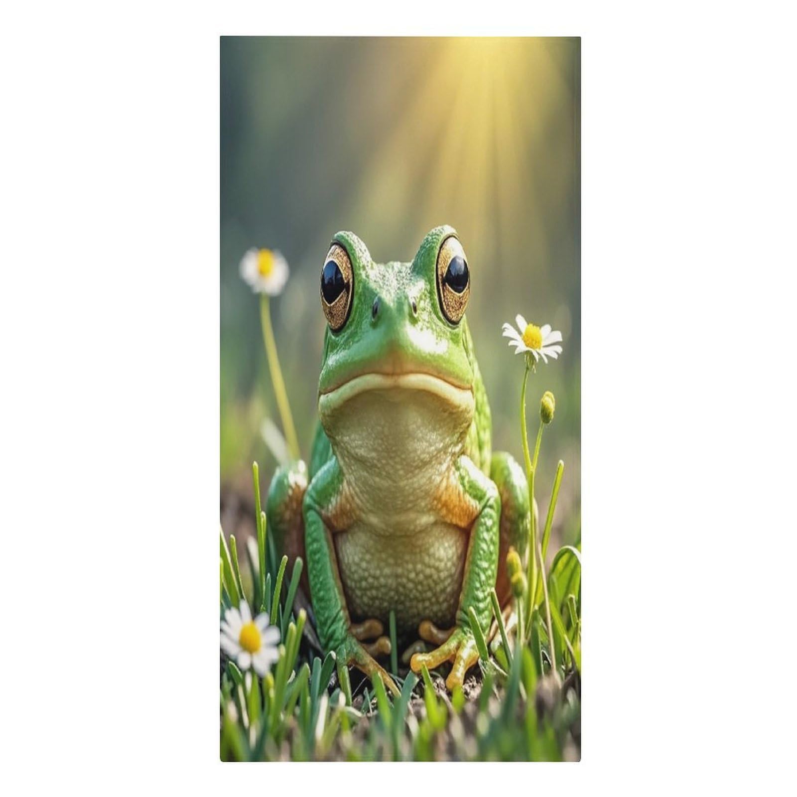 FekiLoot Cute Frog Towels Lightweight Thin Beach Towel Classic Soft Large Pool Towel Highly Absorbent Sand Free Bath Towels Travel Blanket for Vacation Essentials Adult Gift 30" X 61"