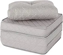 Puff Colchonete Dobrável/Sofa 3 em 1 + Travesseiro Solteiro BF Colchões