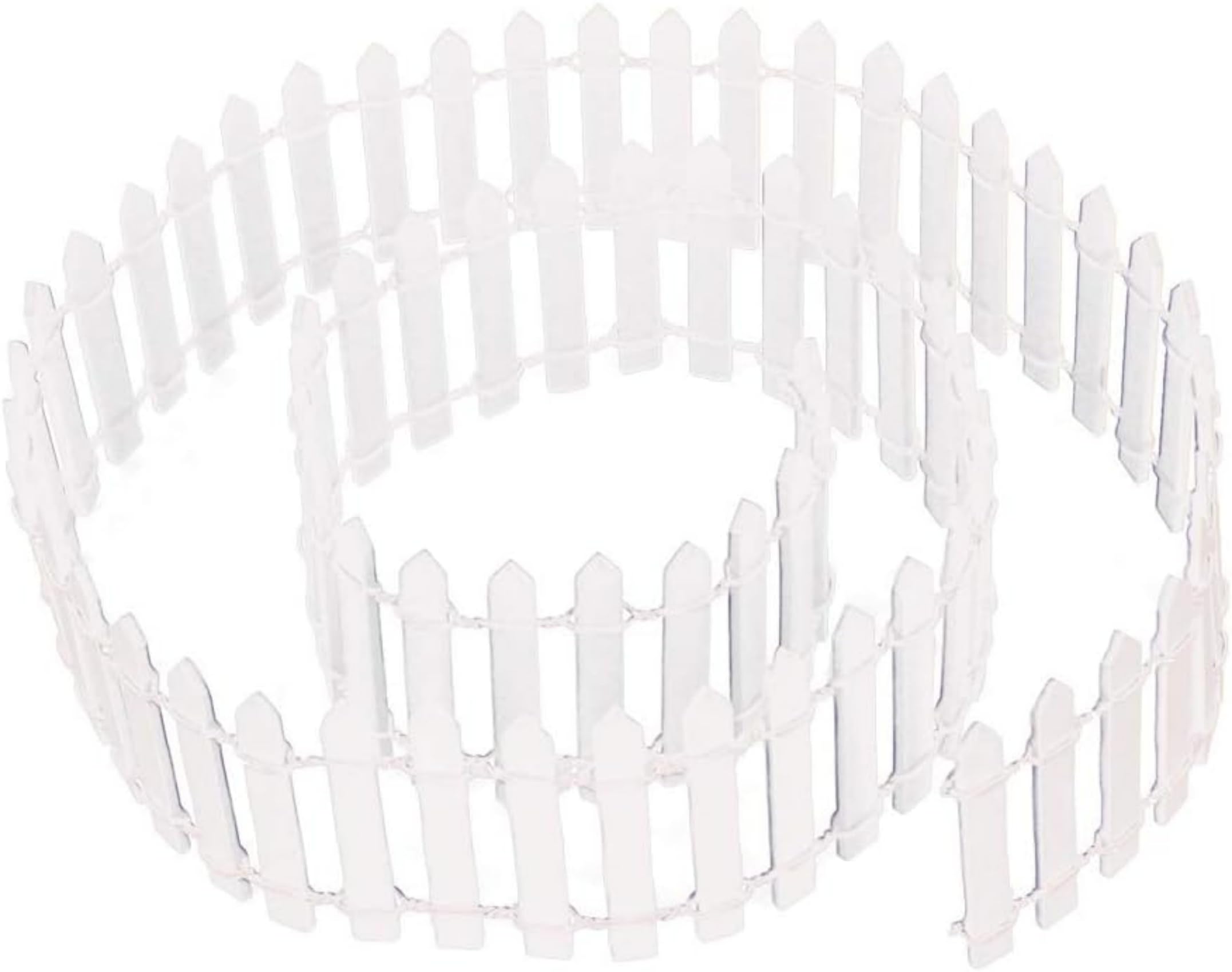 KAEZDD Miniature Fairy Garden Fence, White Fence for Yard, Outdoor Fairy Garden, Outdoor Fairy Garden Accessories, Farm Playset Kit, terrarium decorations, wooden fence