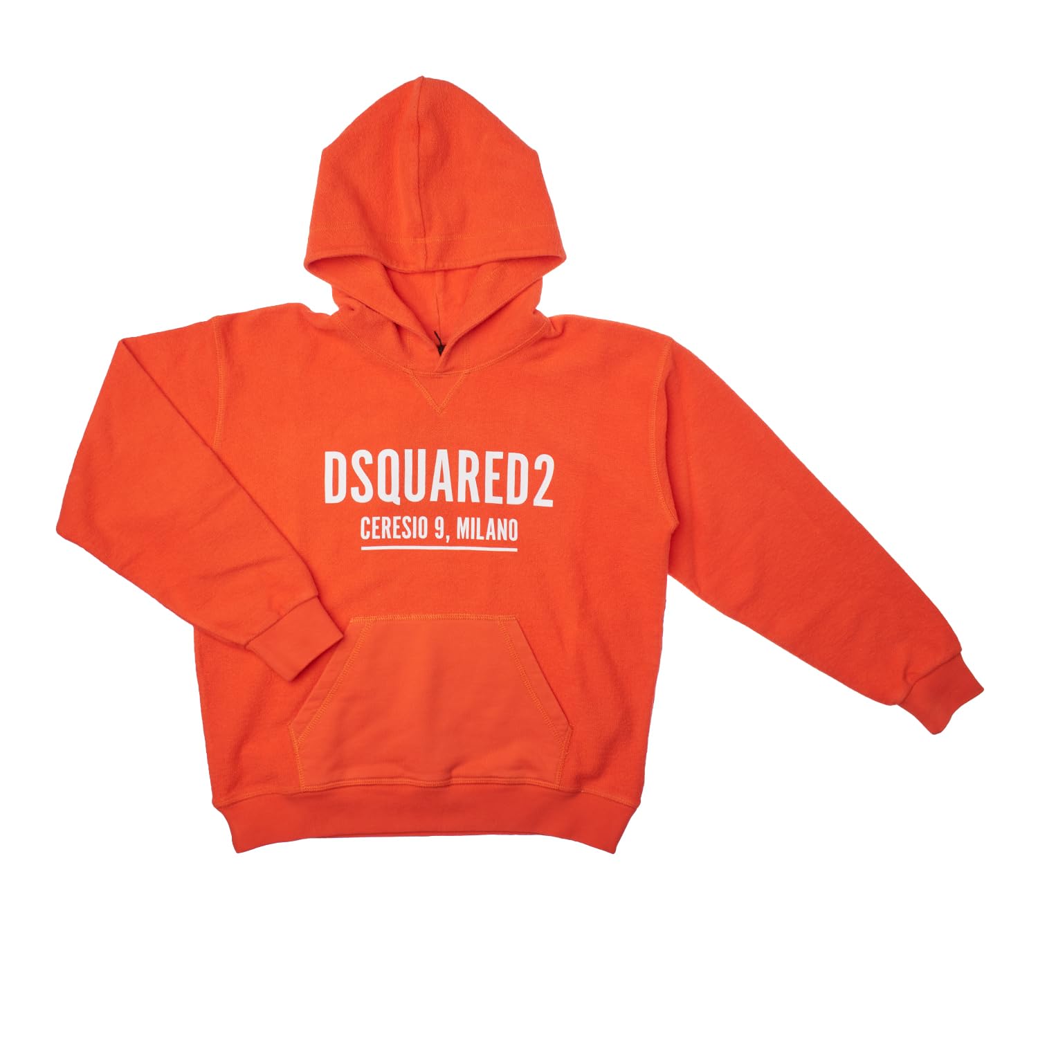 DSQUARED2 Felpa con Cappuccio Slouch Fit Icon DQ1411D0-05UDQ da Ragazzo