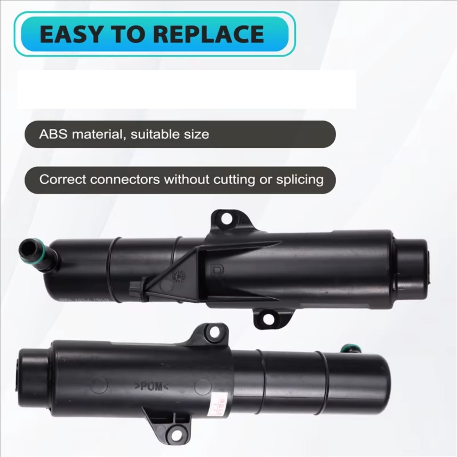 Compatible Con Para R55 R56 R57 R58 R59 Boquillas Lavafaros Par Izquierdo Derecho 61677157120 61677157119 Piezas De Automóvil Limpieza faros