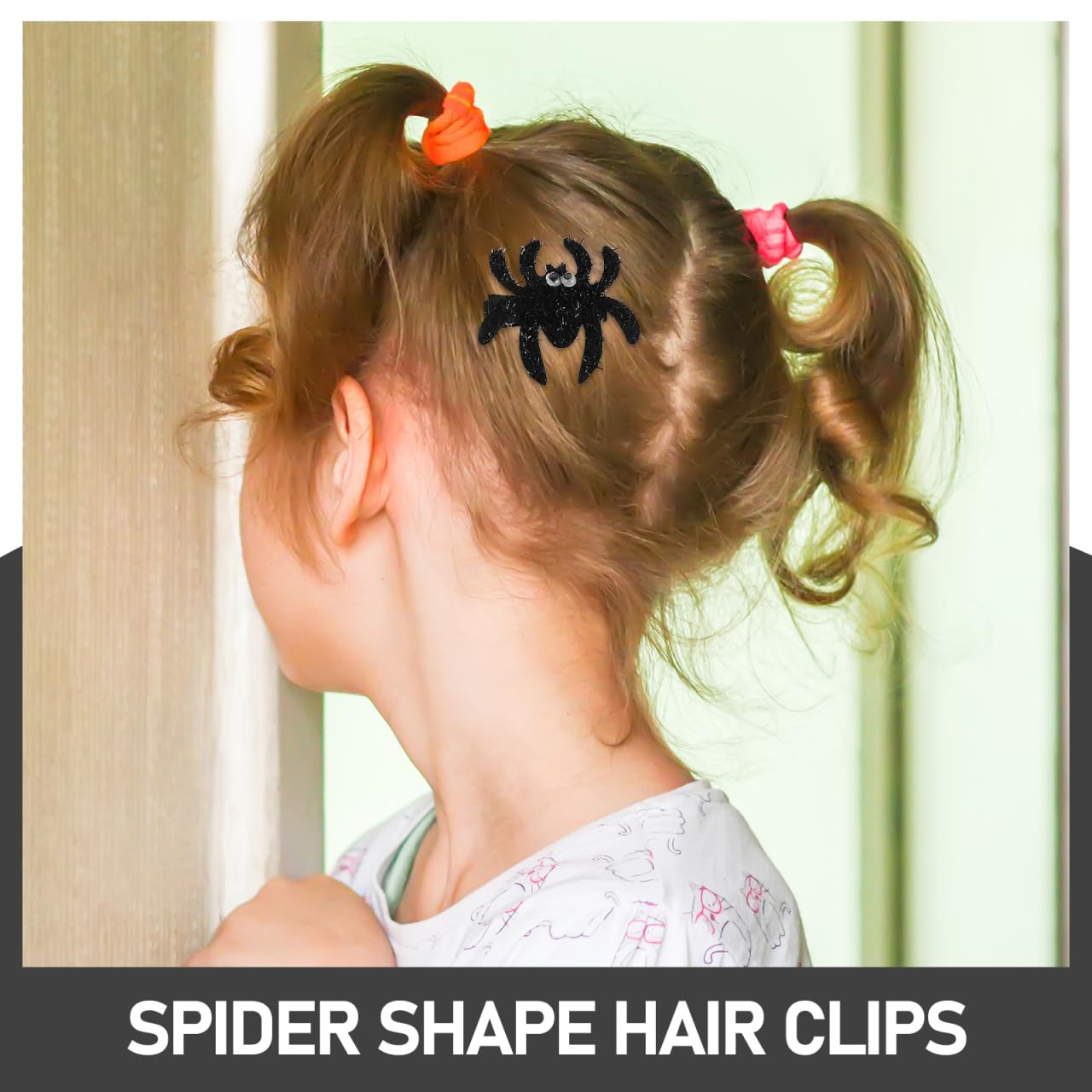 Didiseaon 5Pcs Spider Hair Clips for Halloween Costume Party Quirky Hair Barrettes for Boy Girl Halloween Hairpins for Eye-catching Looks Easy to Wear and Remove Fun Accessories for Boys and Girls - Image 2