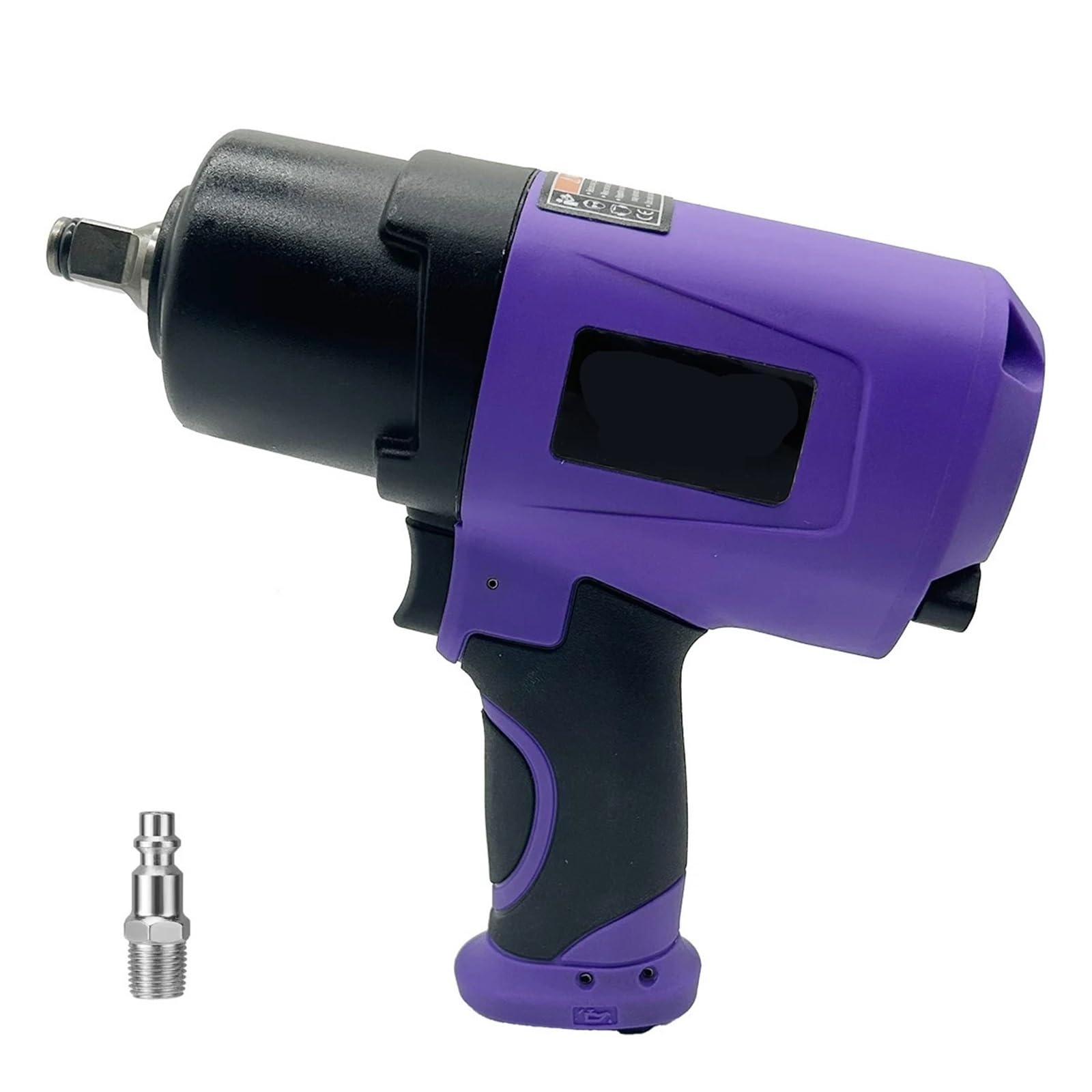 Chiave a percussione pneumatica composita da 1/2 pollice, doppio martello, coppia di allentamento massima 1300 piedi for libbra, 8000 giri/min, pistola a for impieghi gravosi