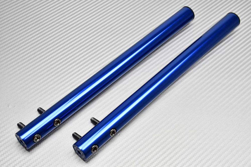 avdb-moto Coppia semimanubri rialzati e inclinabili AVDB 45 compatibile con SUZUKI GSXR 600 SRAD 1997-2000, GSXR 600 2001-2003 (blu)