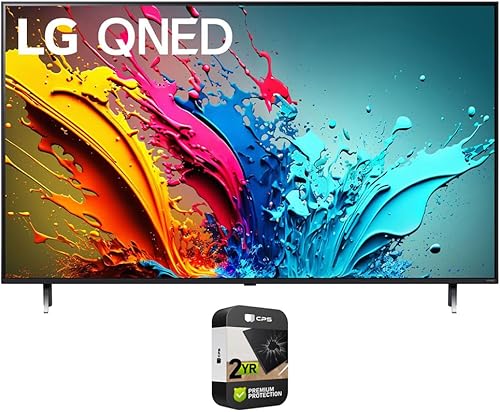 LG 55QNED85TUA 55 pulgadas QNED85T 4K HDR Smart Quantum Dot NanoCell LED TV (2024) Paquete con 2 años de protección mejorada CPS