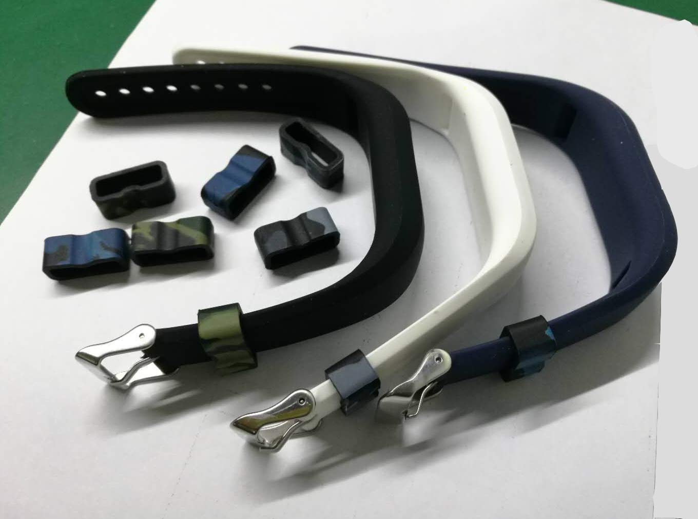 6 lussen voor Garmin horlogebandje, ring voor smartwatch, siliconen