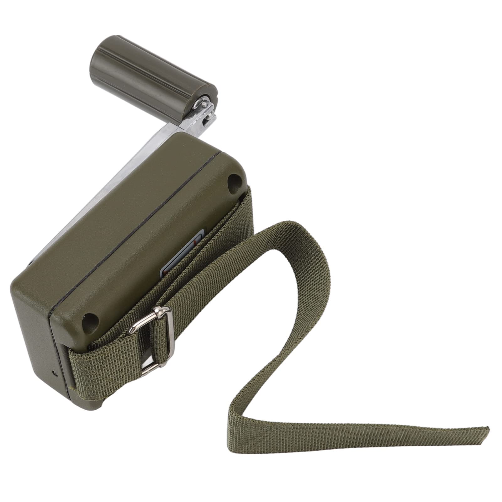 Generatore a Manovella da 30 W Caricatore di Emergenza Portatile Impermeabile per Telefono Cellulare Laptop Verde Leggero