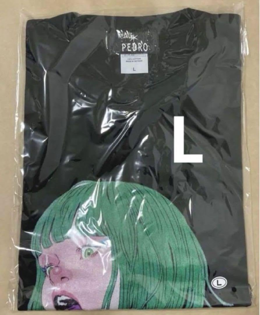 PEDRO この世はヘドが出るほど不条理で溢れているTシャツ　Lサイズ Amazon.co.jp: PEDRO アユニ・D この世はヘドが出るほど不条理で