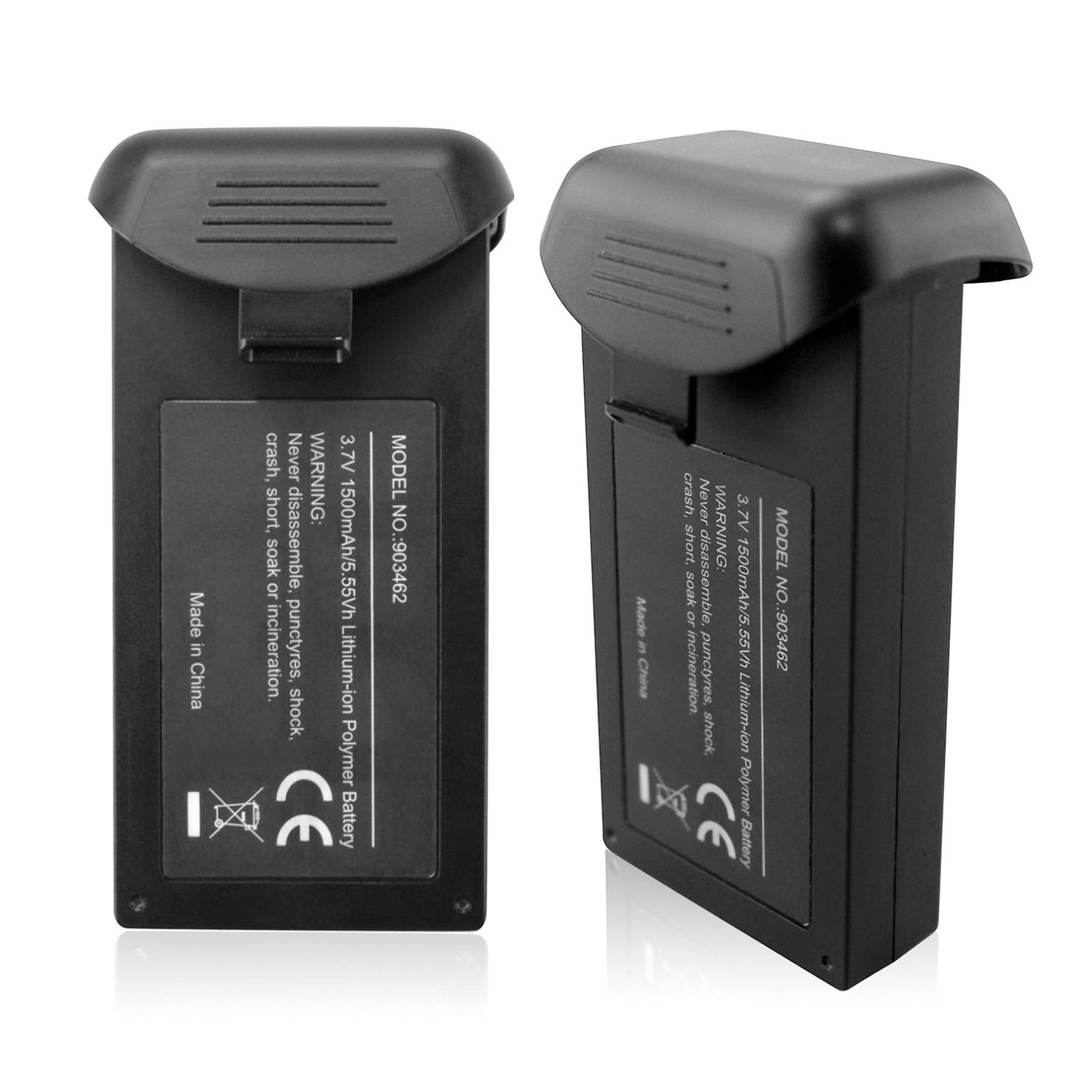 2PCS 3.7V 1500mAh Lithium Battery for HS110D HS110G Aerial Photography Quadcopter Accessories Remote Control Drone