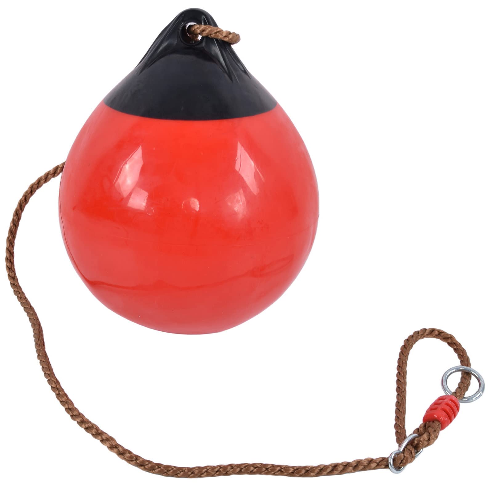 Aufblasbare Ballschaukel, Rot Kleine 11,4 Zoll Durchmesser Ballschaukel Sitz Kunststoff Hochfest für Indoor Outdoor Garden