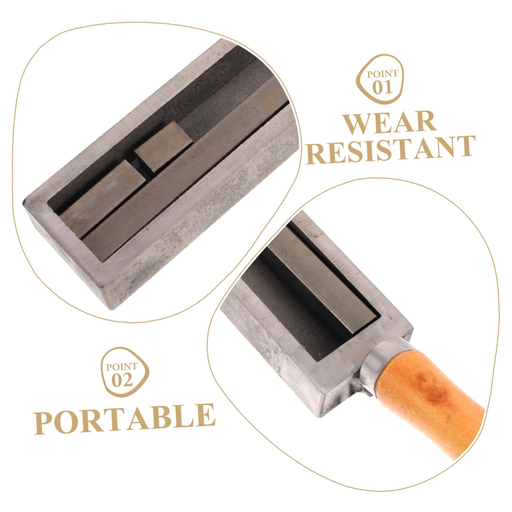 Graphit Blockform zum Gießen von Gold und Silber Ölkanalförmige Metallform und Graphit mit Bruchfestigkeit für Glas und Keramikindustrie