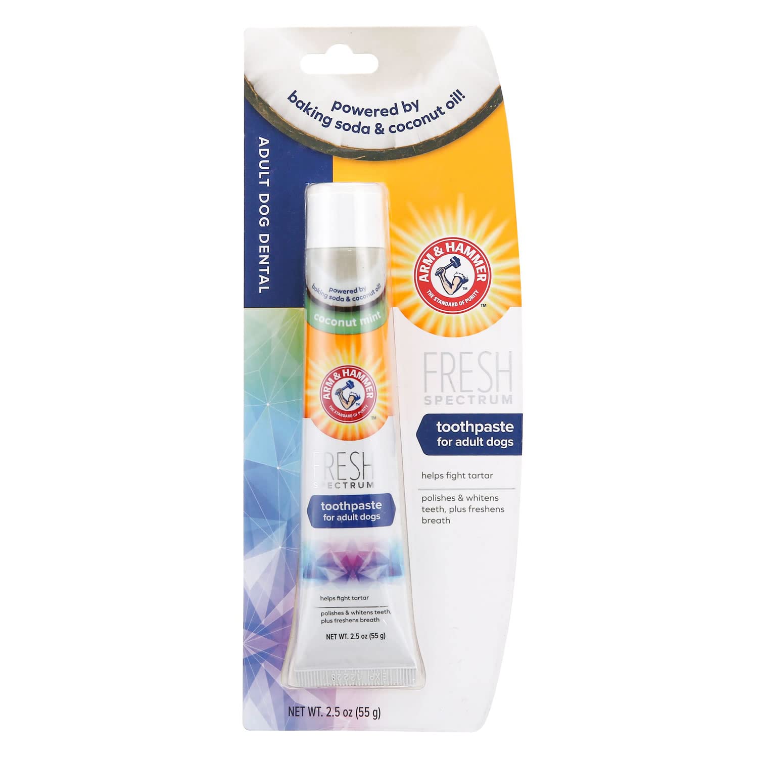 Arm & Hammer Fresh Spectrum Coconut Mint Dog Toothpaste (55g)