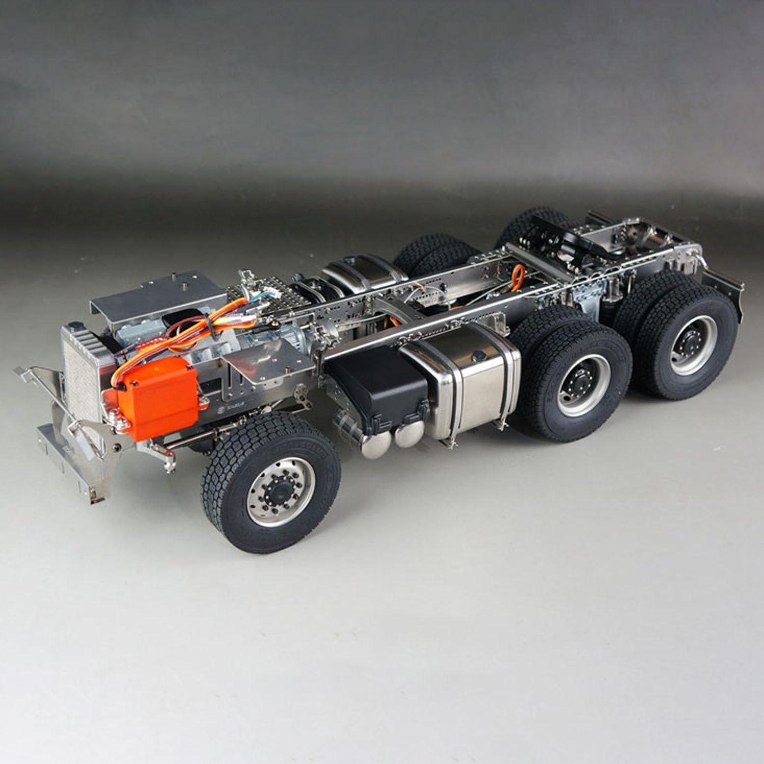 TOUCAN RC HOBBY Scaleclub 6X6 Metal Chassis 3-Speed for 1 14 RC Tractor Truck R620 R730 Cars