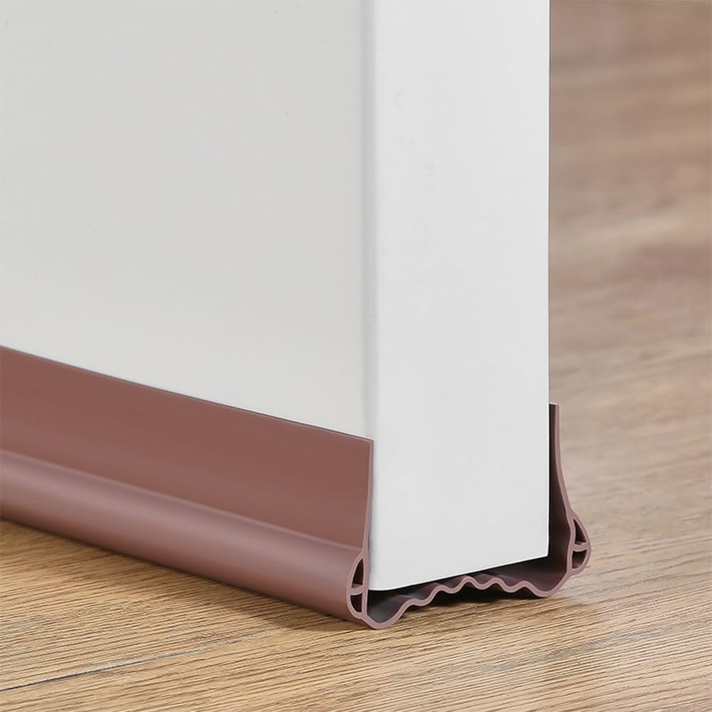 Door Draft Stopper, Cuttable Draft Stopper for Bottom of Door, Weather Stripping