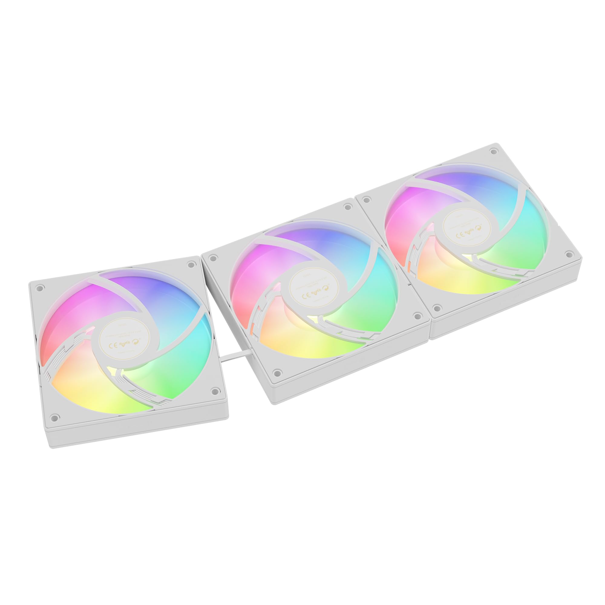 GAMDIAS CHIONE E4 - Enfriador líquido AIO de CPU de 360 mm, pantalla digital en tiempo real, bomba PWM patentada, 3 ventiladores de 120 mm de fácil gestión de cables con sincronización ARGB, Intel LGA