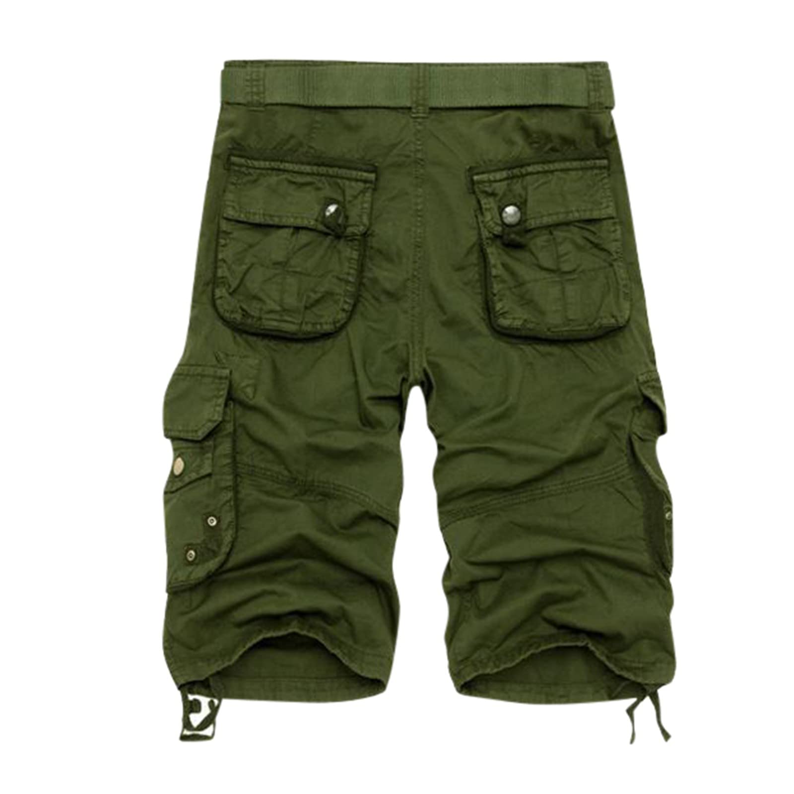 Pantaloncini Uomo - 2026 Estivi Leggeri Bermuda Cargo con Tasche Laterali Pantaloni Corti Slim Fit Shorts Pantaloni Corti da Allenamento All'aperto Multitasca Comodi Traspirante Sottili S-3XL