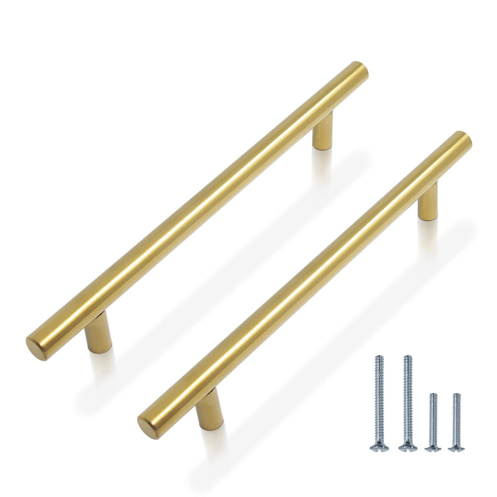 Buy 10 Pack 160mm Kitchen Handles Golden Cupboard Door Pulls