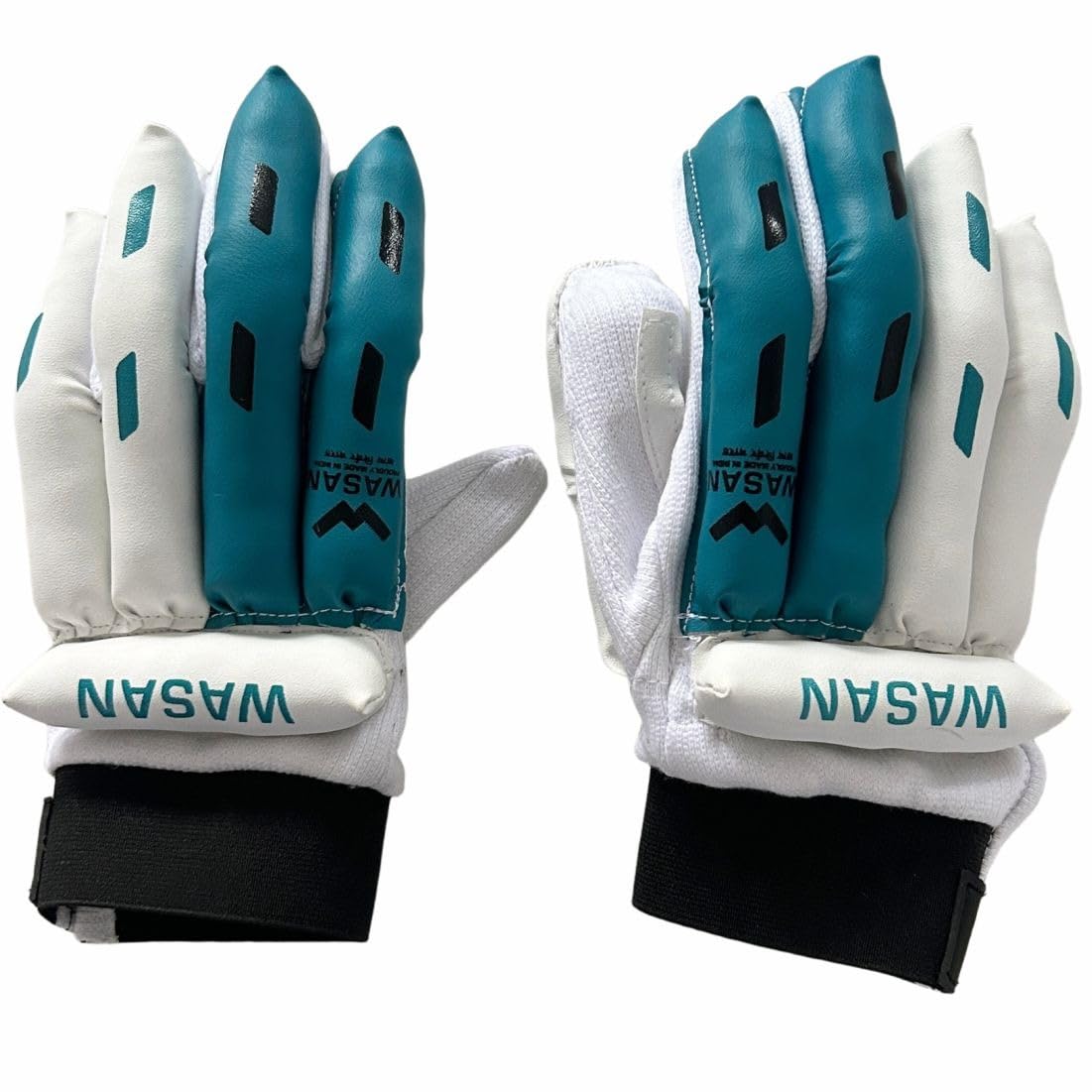 Wasan Cricket Batting Gloves for Boys | PVC Material | Size Small Boy (7-10 Years) | Blue White Color-image-23