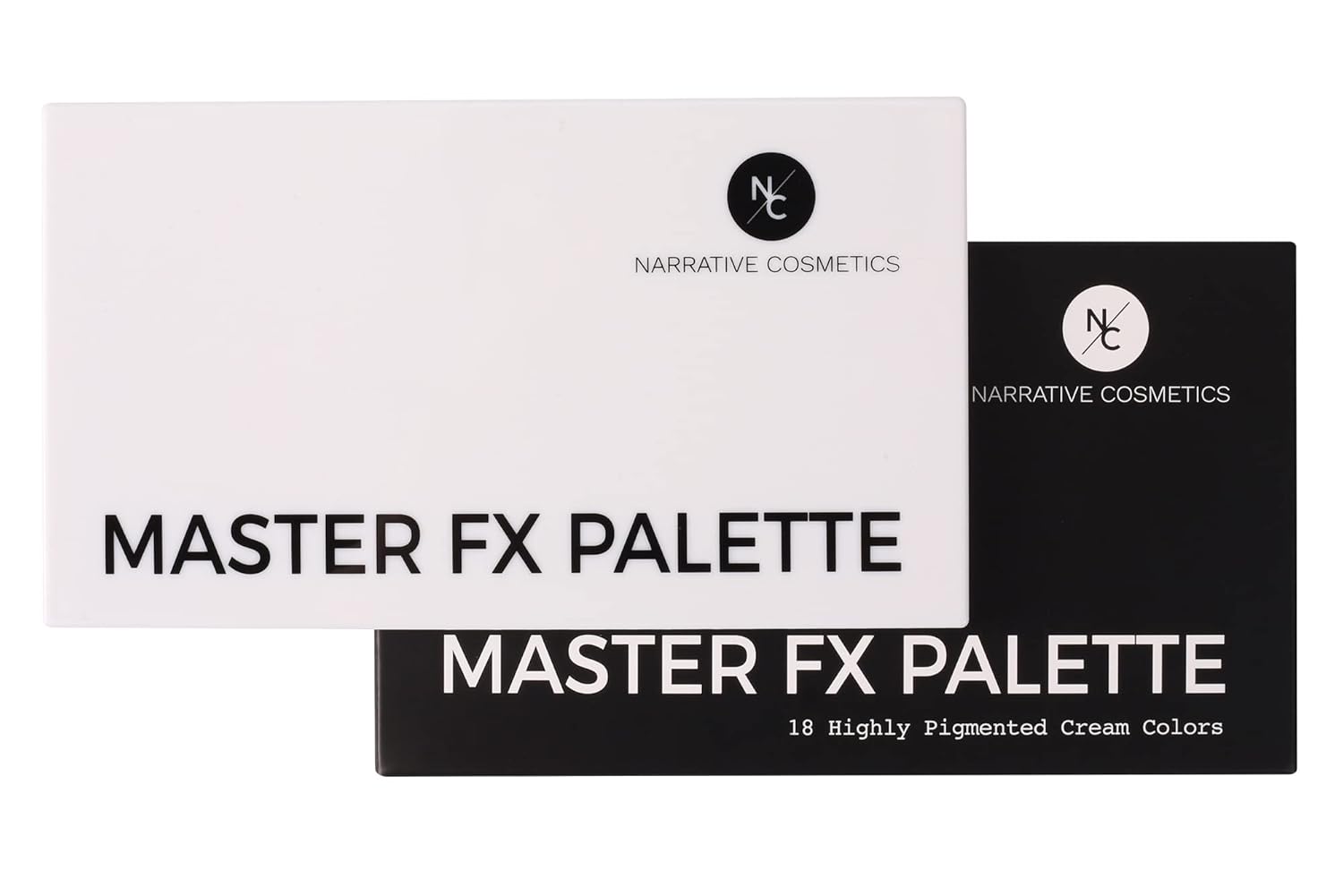 Narrative Cosmetics Master FX Palette — 18 Highly Pigmented Cream Colors for SFX Makeup, Bruises, Wounds & Aging Effects, Professional Stage Makeup Palette for Film, Theatre, Cosplay & Halloween