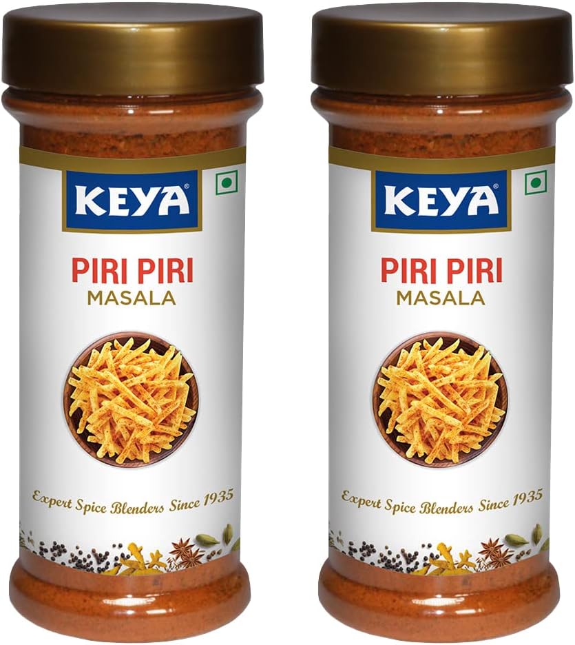 Keya Piri Piri Masala, Instant Seasoning Mix | Exotic Spices Blend 150gm, Pack 2