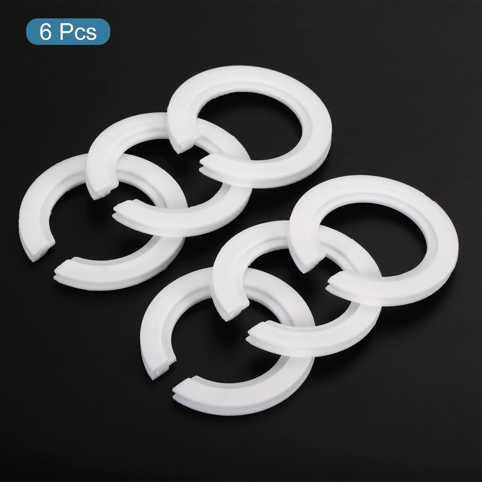 Lot De 6 Bagues Réductrices D'abat-jour, Convertisseur E27 Vers E14, 42