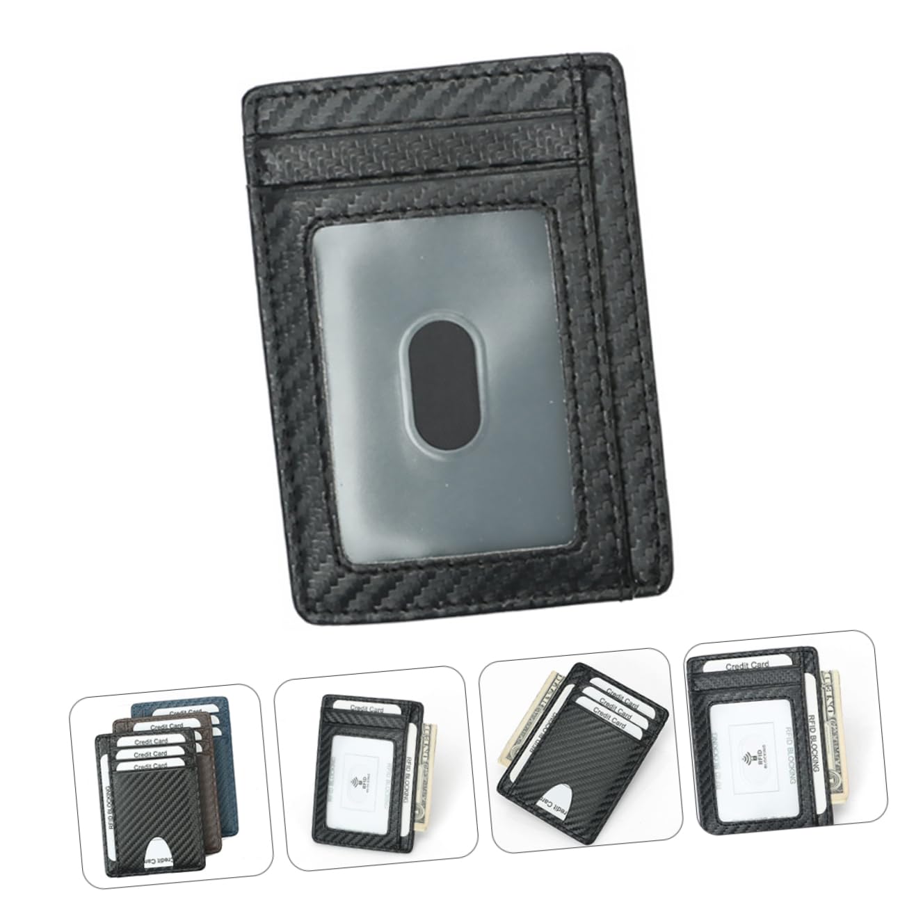 FOMIYES Capacity Rfid Wallet Style Card Holder for Credit and Id Cards Unisex Design for Organizing Cash and Important Documents present Occasion