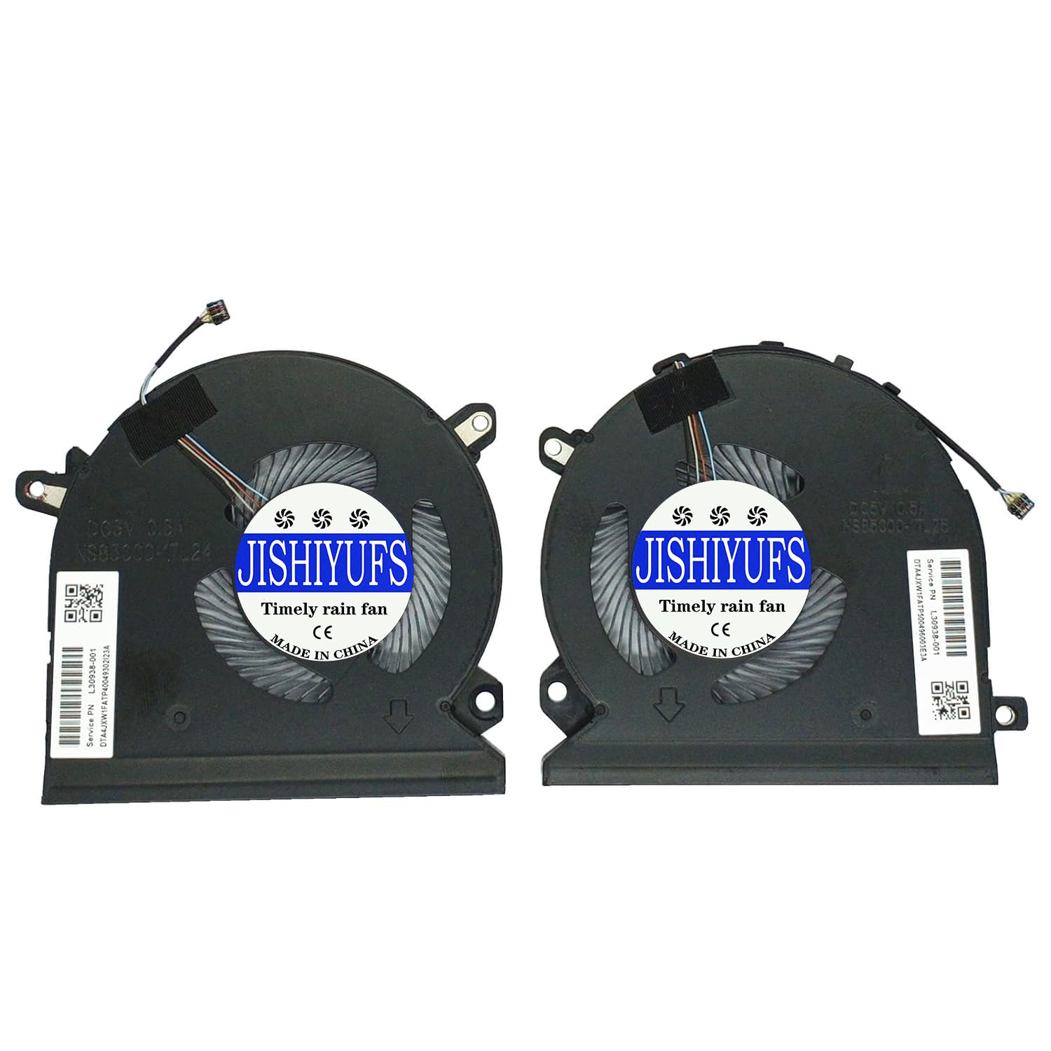 Sostituzione Nuova CPU+GPU Ventola di raffreddamento per zbook Studio x360 g5 EliteBook 1050 G1 NS85C00-17L24 L30938-001 NS85C00-17L25 L30938-001 DC5V 0.5A