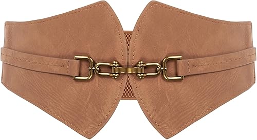 GRACE KARIN Cinturón elástico vintage para mujer, cinturones retro para jeans, pantalones de vestir