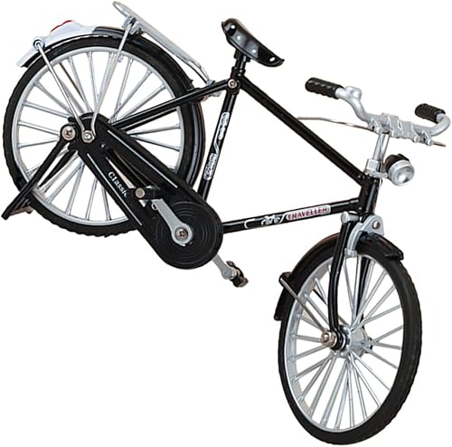 Amosfun Decoraciones de boda para mesas, decoración de escritorio pequeño, decoración del hogar, escultura de bicicleta en miniatura, modelo de